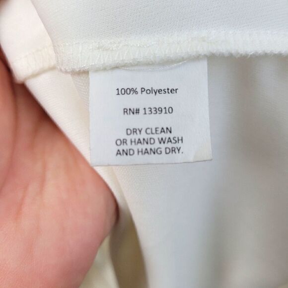 Show Me Your Mumu Caitlin Ruffle Maxi Dress Size Small White / Ivory - Picture 8 of 11